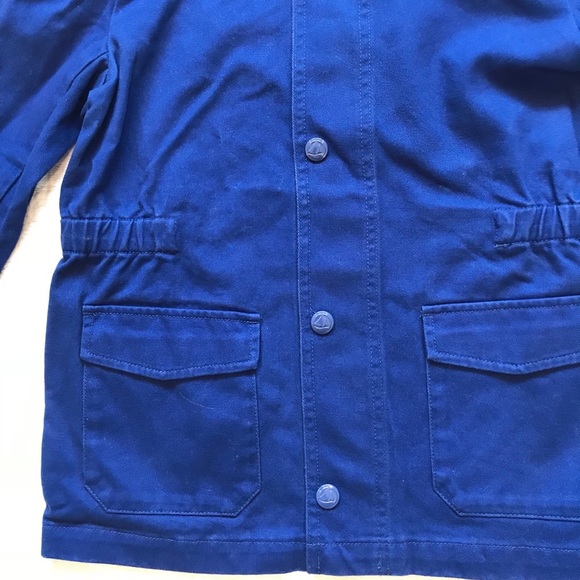 NEW**PETIT BATEAU**100% Cotton Royal Blue Jacket**Age 6 - Picture 4 of 8
